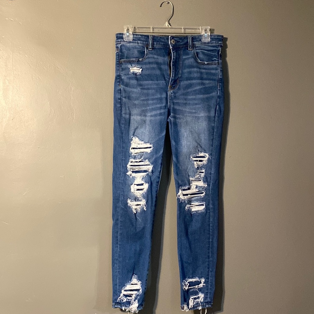 american eagle jake distressed jeans